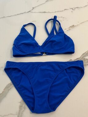 Araks Bikini Swim Suit Blue Size S
